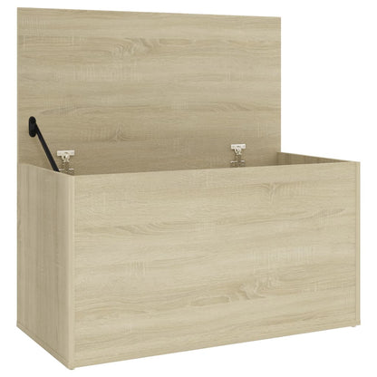 Storage Chest Sonoma Oak 84X42X46 Cm Engineered Wood