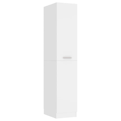 Apothecary Cabinet White 30X42.5X150 Cm Engineered Wood