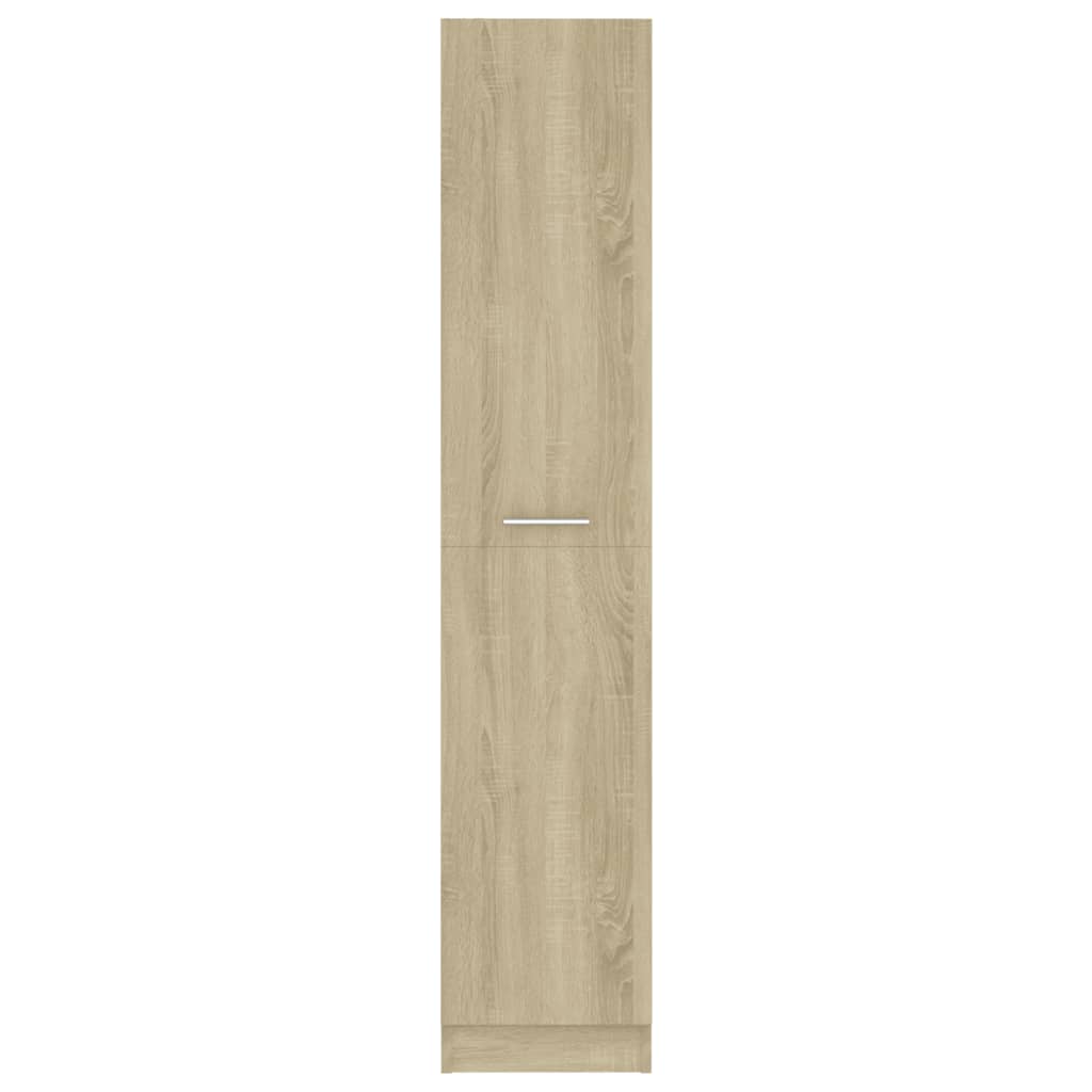 Apothecary Cabinet Sonoma Oak 30X42.5X150 Cm Engineered Wood