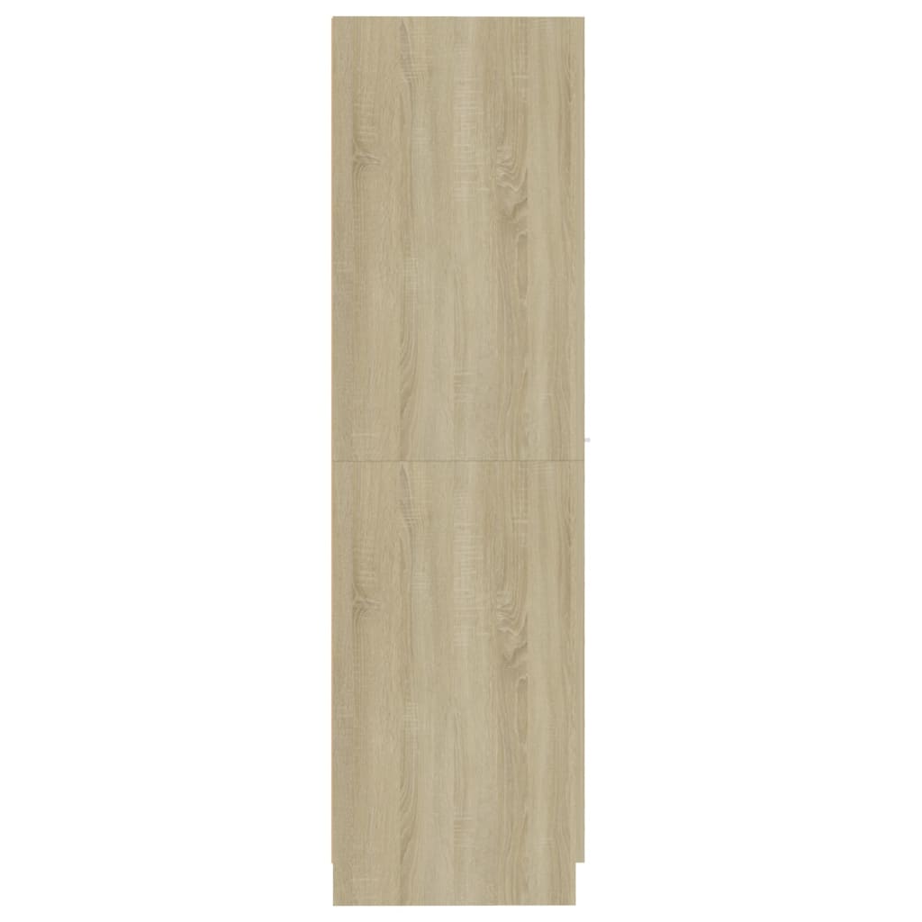Apothecary Cabinet Sonoma Oak 30X42.5X150 Cm Engineered Wood