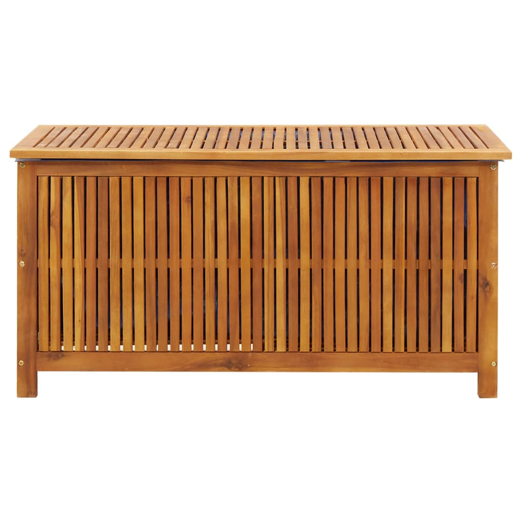 Garden Storage Box 113X50X58 Cm Solid Acacia Wood