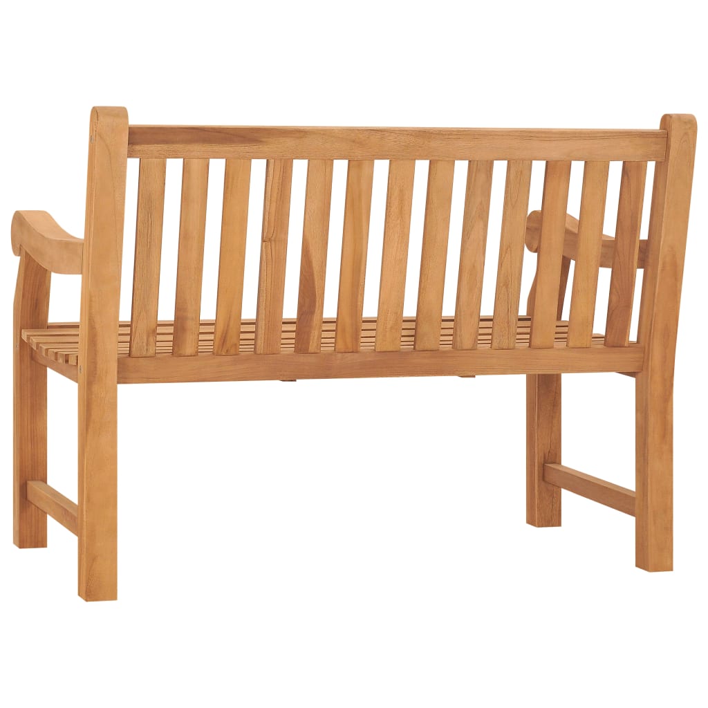 Garden Bench 114 Cm Solid Teak Wood