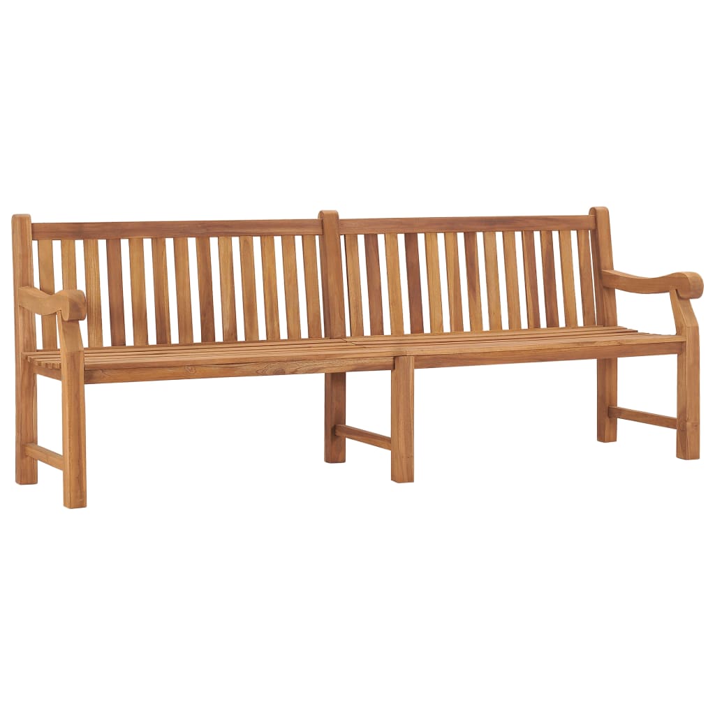 Garden Bench 228 Cm Solid Teak Wood