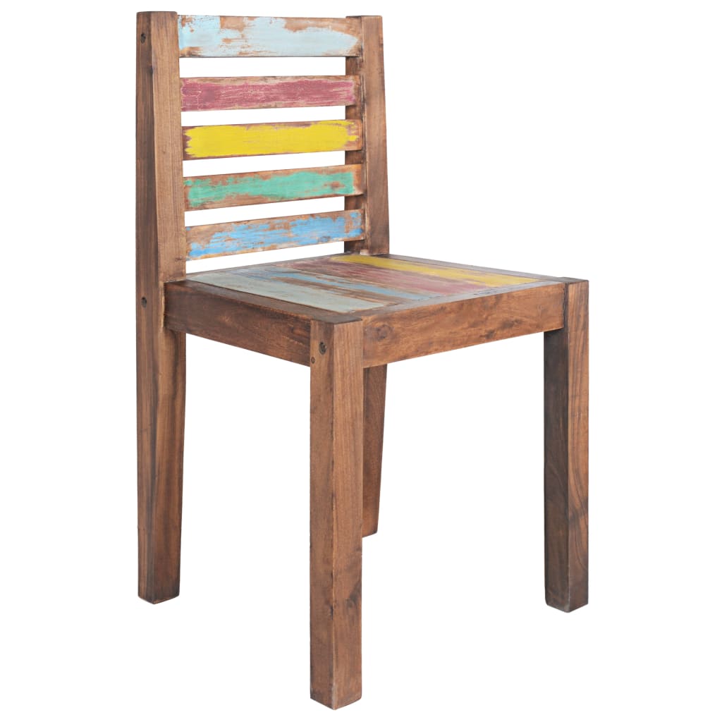 Dining Chairs 6 Pcs Solid Reclaimed Wood