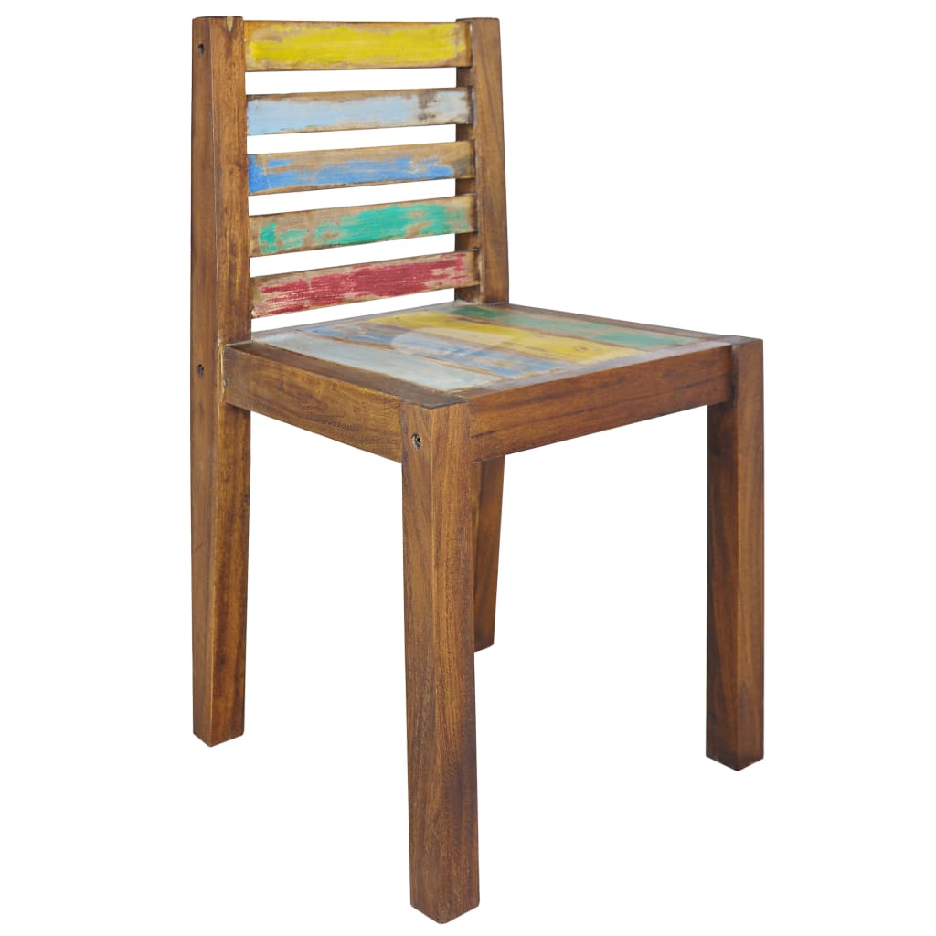 Dining Chairs 6 Pcs Solid Reclaimed Wood