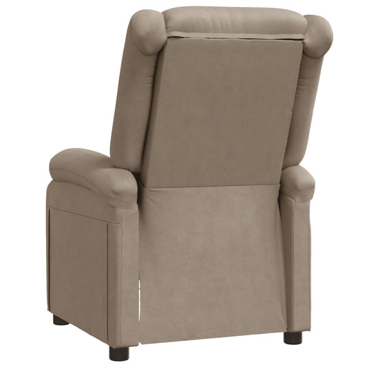 Recliner Chair Cappuccino Faux Leather