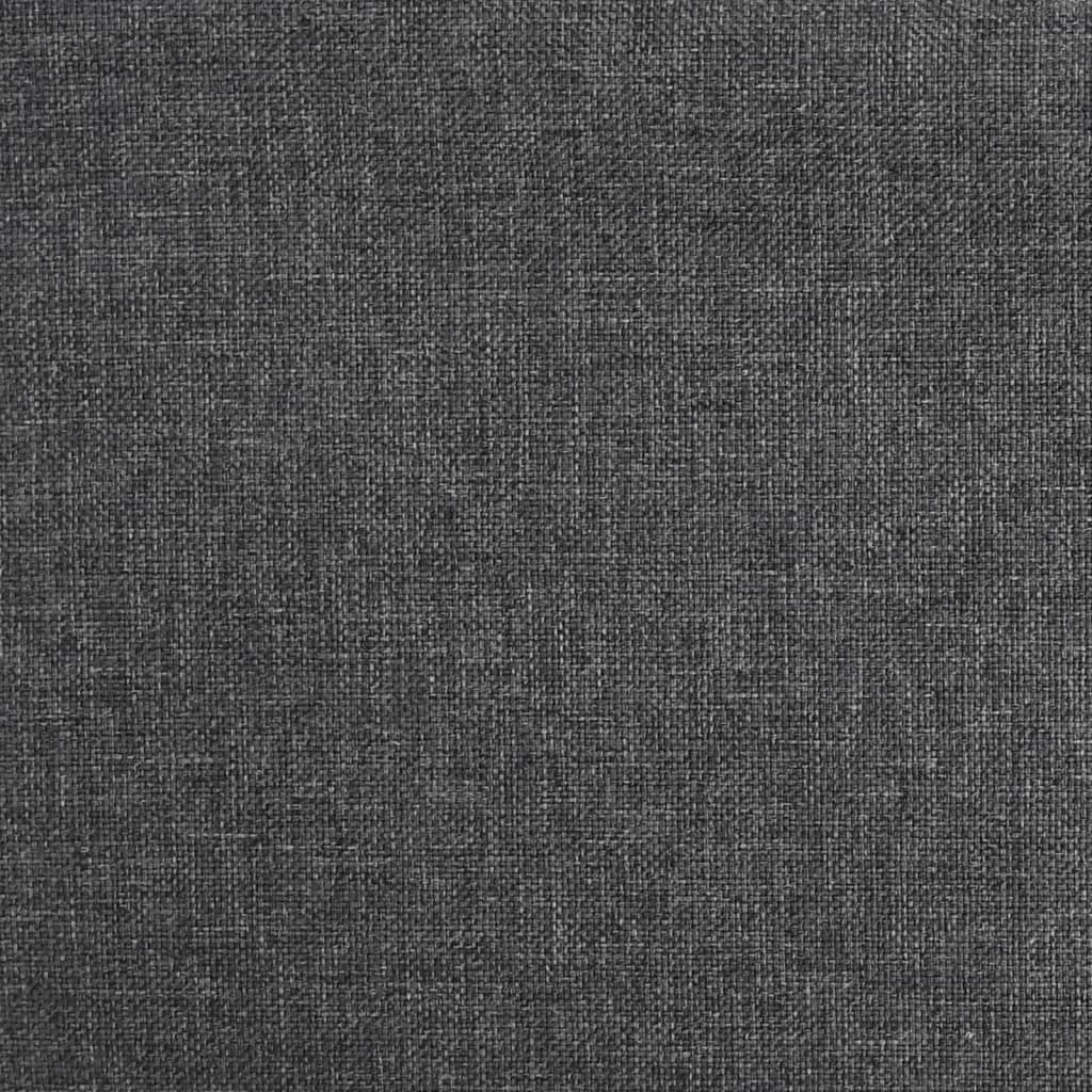 Swivel Dining Chair Dark Grey Fabric