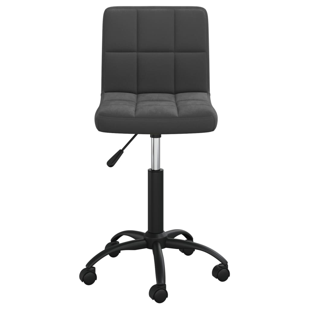 Swivel Dining Chair Black Velvet