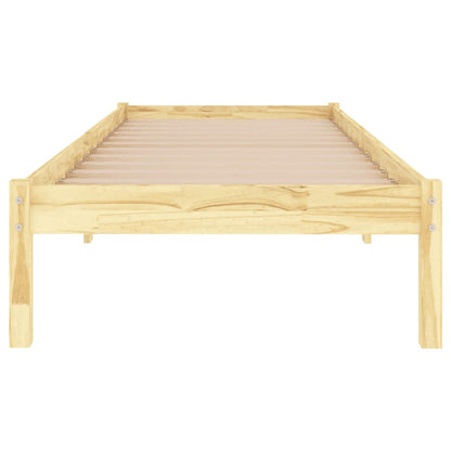 Bed Frame Solid Wood Pine 90X200 Cm