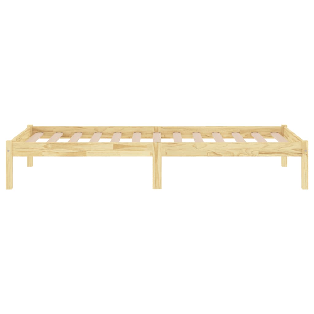 Bed Frame Solid Wood Pine 90X200 Cm