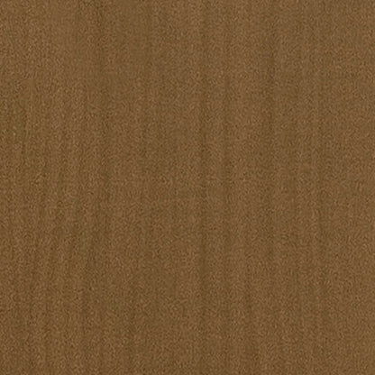 Bed Frame Honey Brown Solid Wood Pine 120X200 Cm