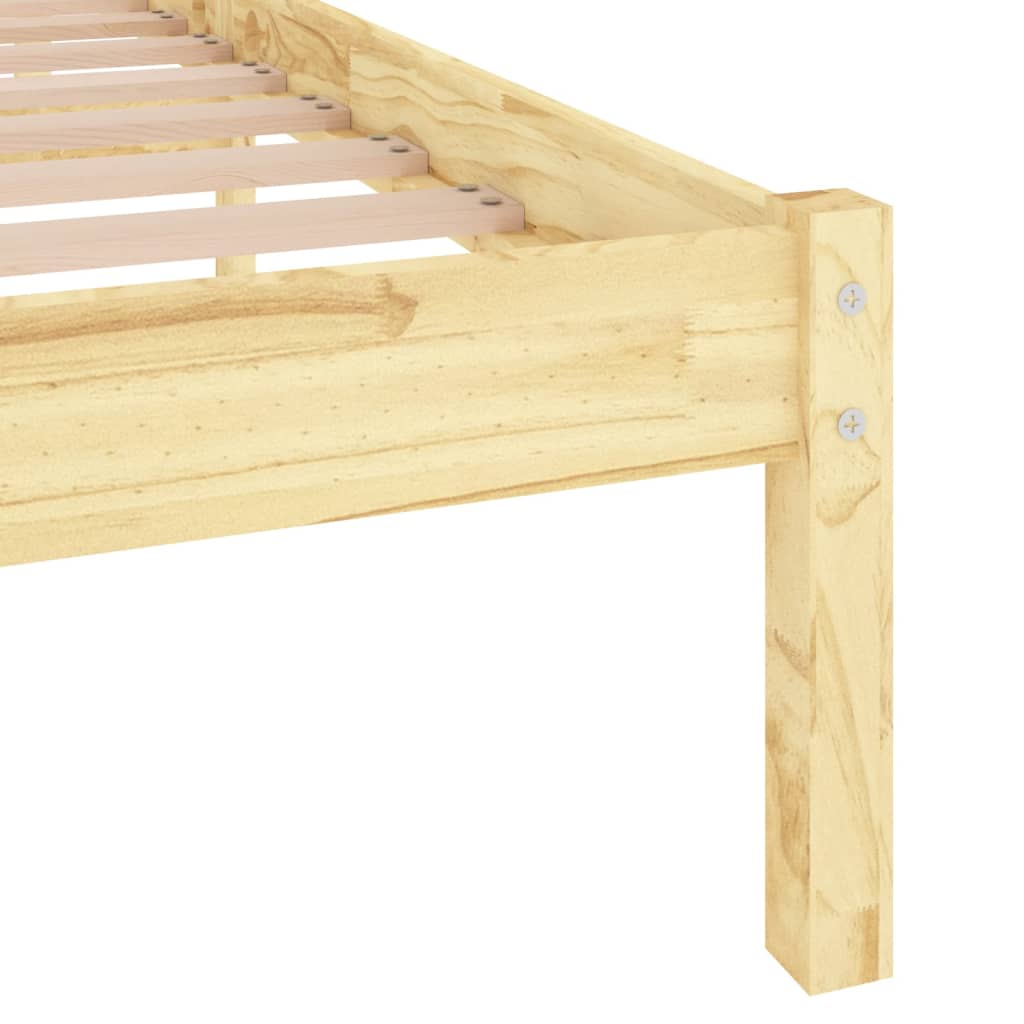 Bed Frame Solid Wood 150X200 Cm King Size