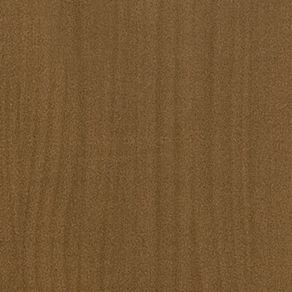 Bed Frame Honey Brown Solid Wood Pine 160X200 Cm