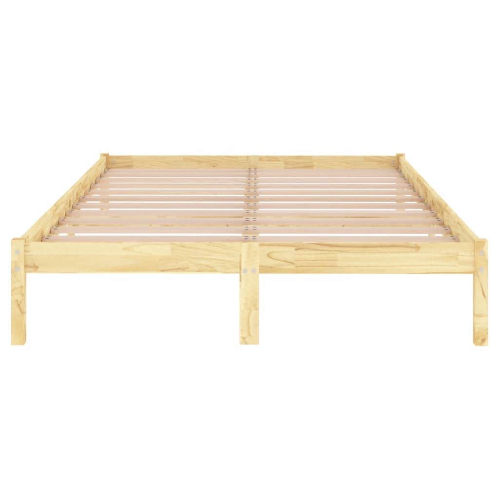 Bed Frame Solid Wood Pine 200X200 Cm