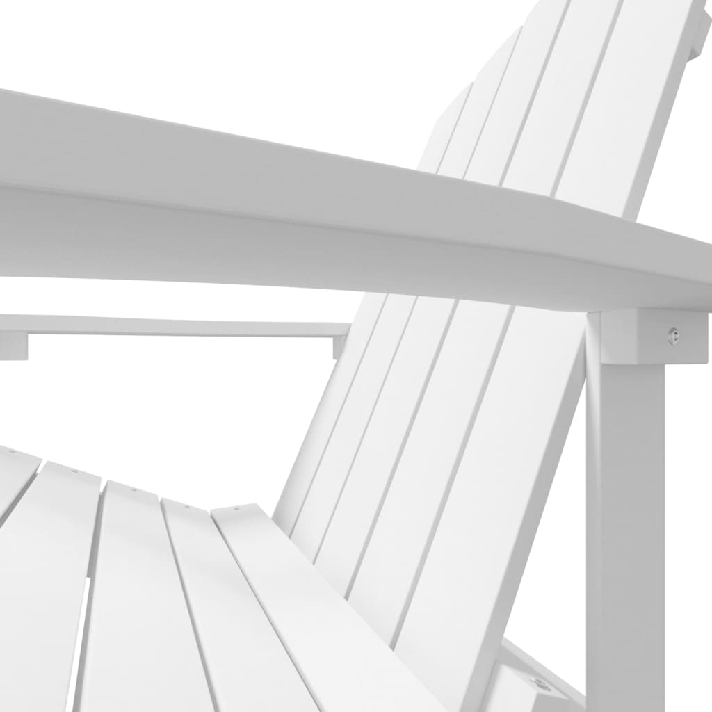 Garden Adirondack Chair Hdpe White