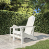 Garden Adirondack Chair Hdpe White