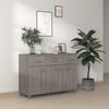 Sideboard Hamar Light Grey 113X40X80 Cm Solid Wood Pine