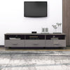 Tv Cabinet Hamar Light Grey 158X40X40 Cm Solid Wood Pine