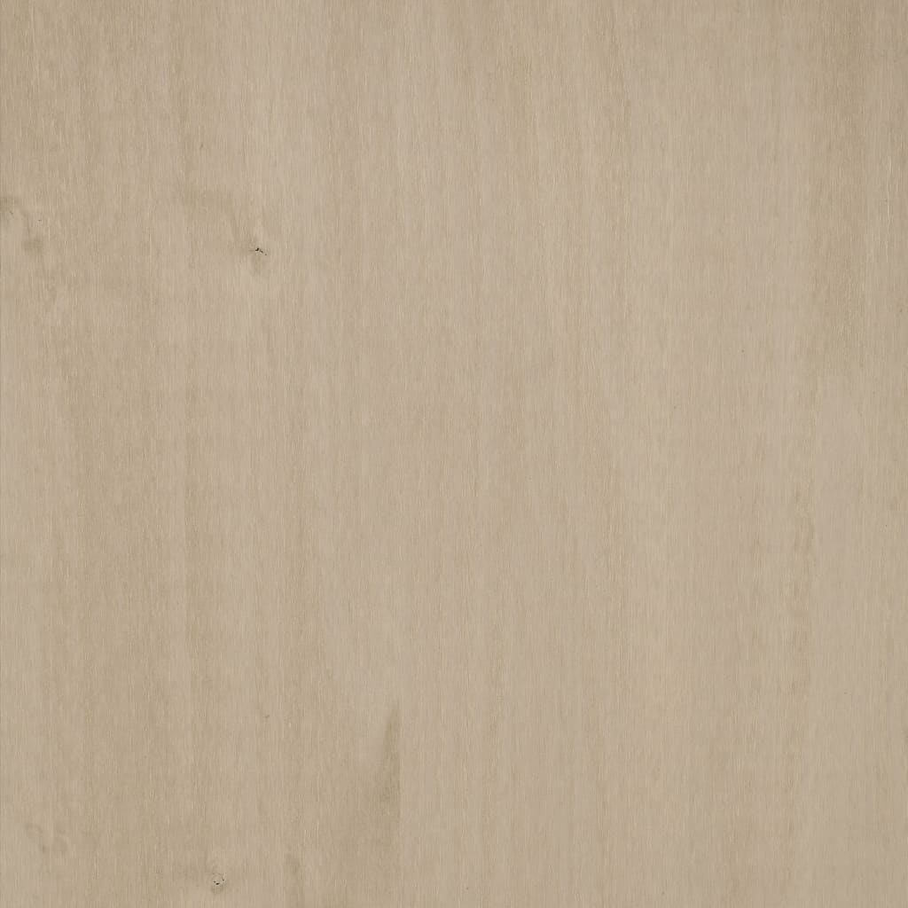 Wardrobe Hamar Honey Brown 99X45X137 Cm Solid Wood Pine