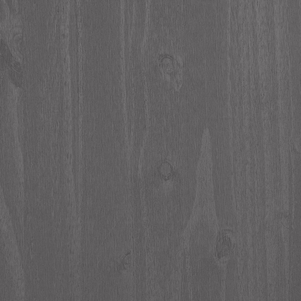 Wardrobe Hamar Light Grey 99X45X137 Cm Solid Wood Pine
