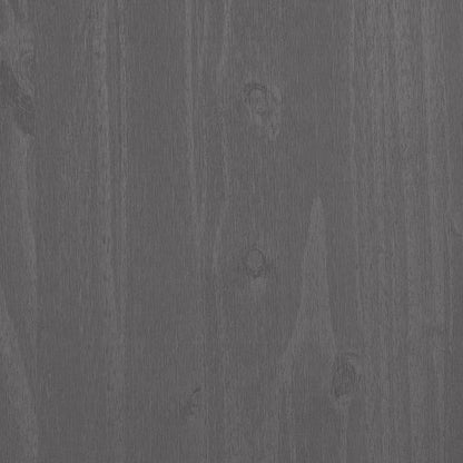 Wardrobe Hamar Light Grey 99X45X137 Cm Solid Wood Pine