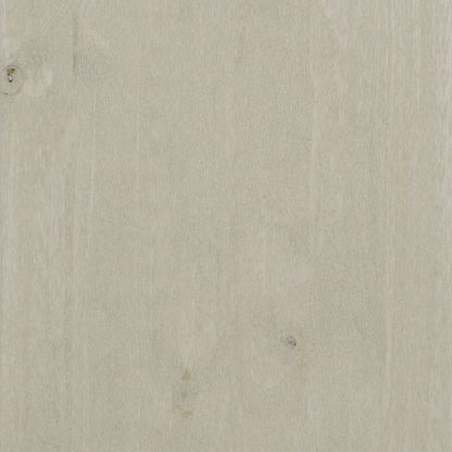 Wardrobe Hamar White 89X50X180 Cm Solid Wood Pine