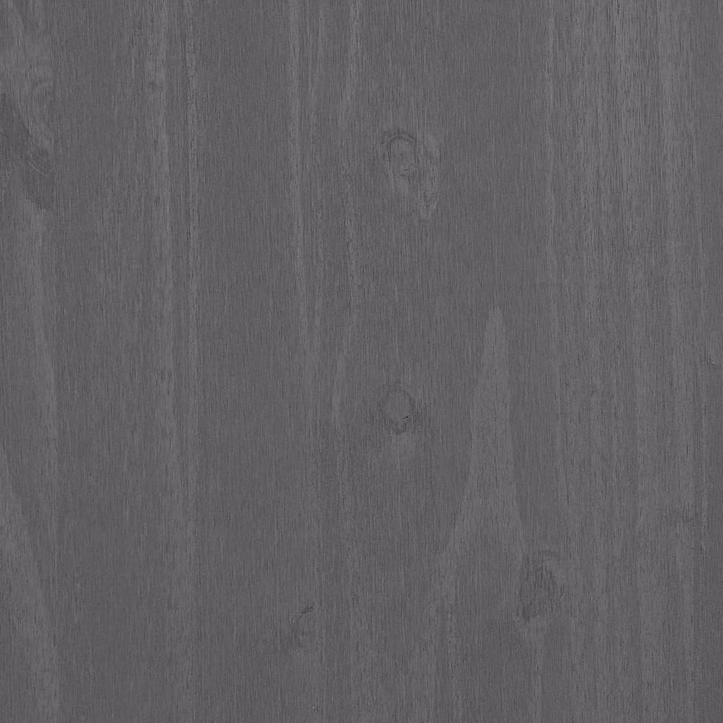 Wardrobe Hamar Light Grey 89X50X180 Cm Solid Wood Pine