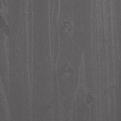 Cd Cabinet Hamar Light Grey 45X18X100 Cm Solid Wood Pine