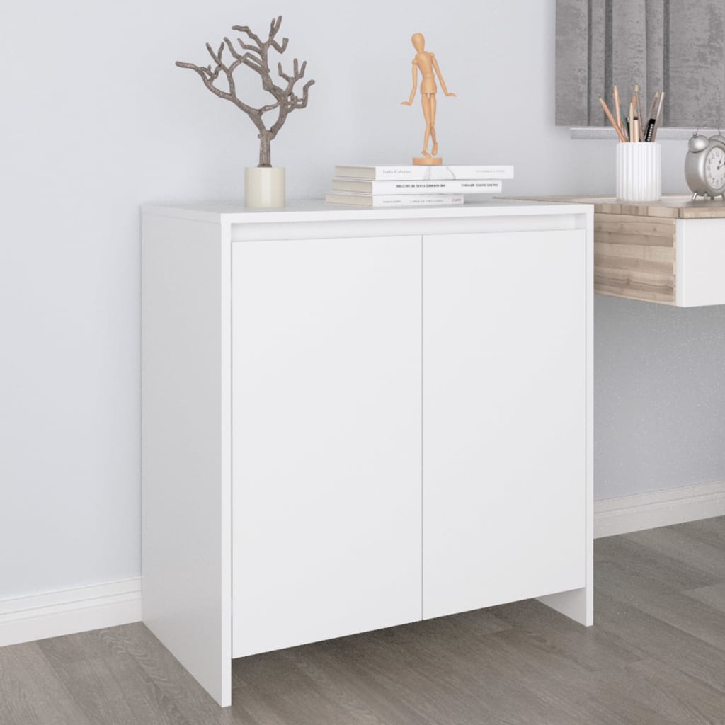 Sideboard White 70X41X75 Cm Engineered Wood