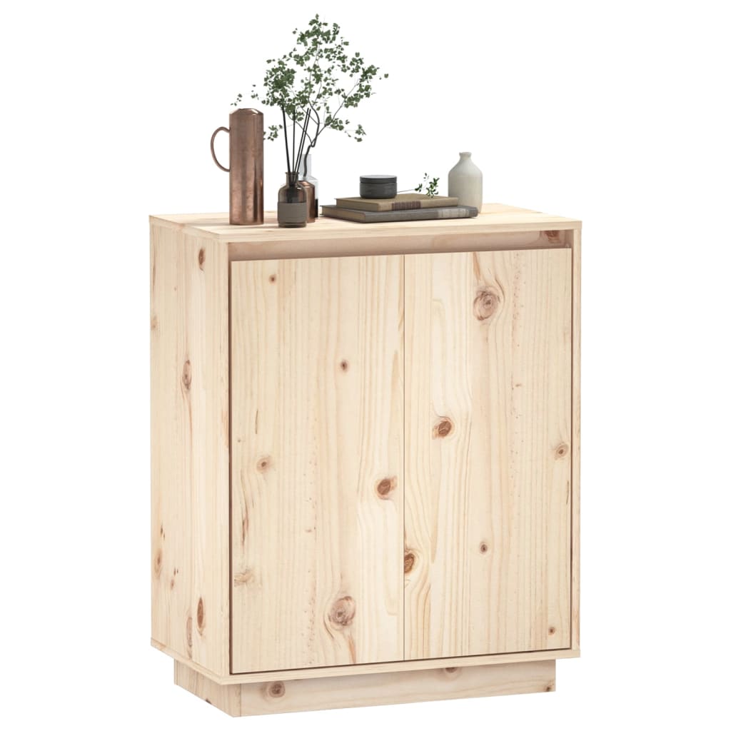 Sideboard 60X34X75 Cm Solid Wood Pine