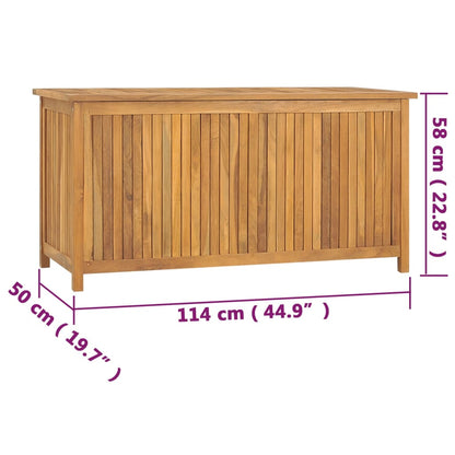 Garden Box 114X50X58 Cm Solid Wood Teak