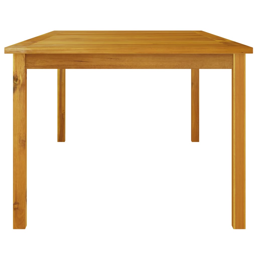 Garden Table 200X100X74 Cm Solid Wood Acacia