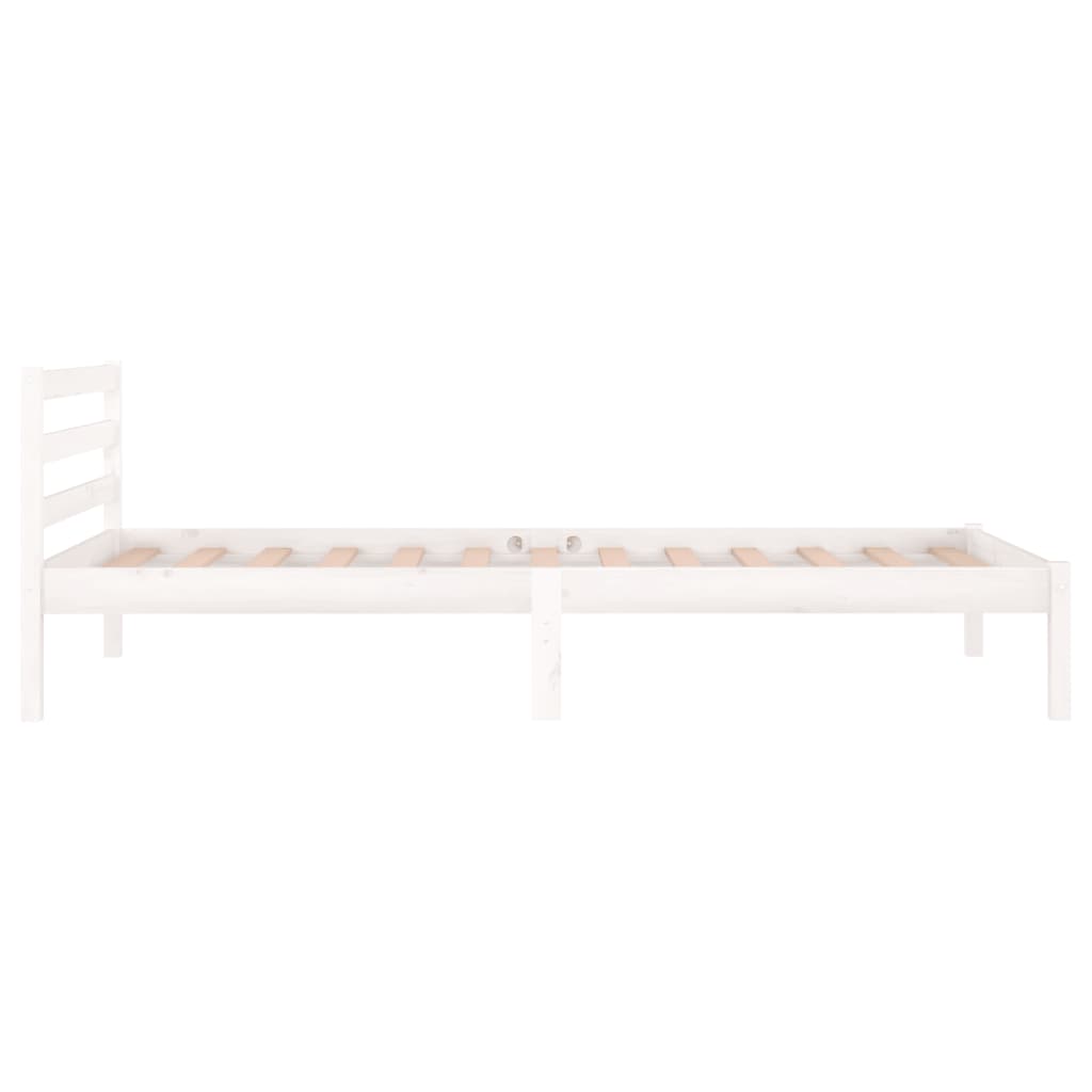 Day Bed Solid Wood Pine 90X200 Cm White
