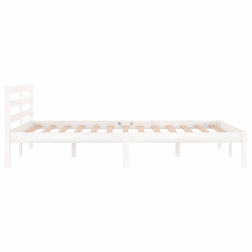 Day Bed Solid Wood Pine 120X200 Cm White