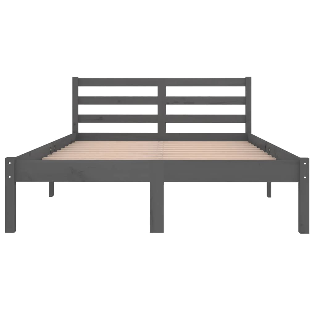 Day Bed Solid Wood Pine 120X200 Cm Small Double Grey