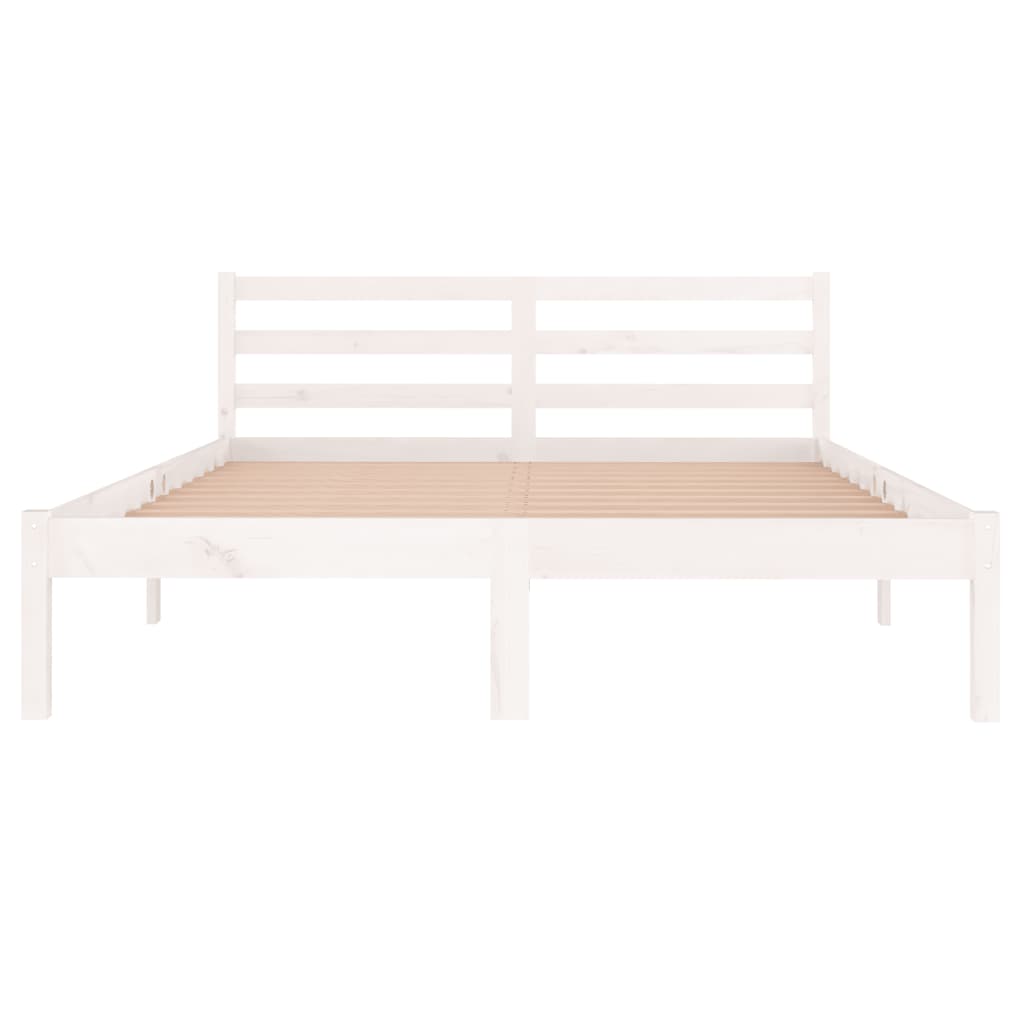 Day Bed Solid Wood Pine 140X200 Cm Double White