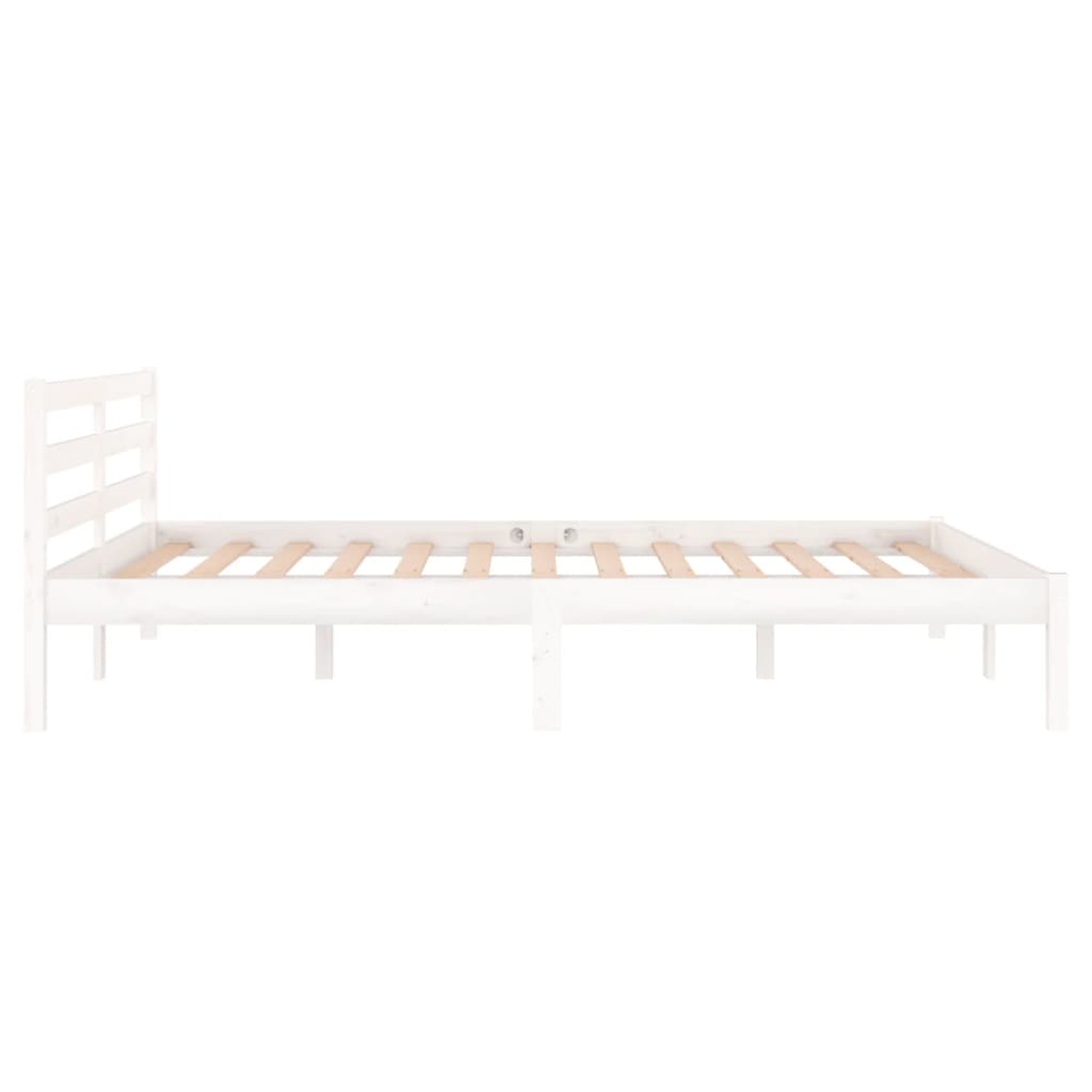 Day Bed Solid Wood Pine 140X200 Cm Double White