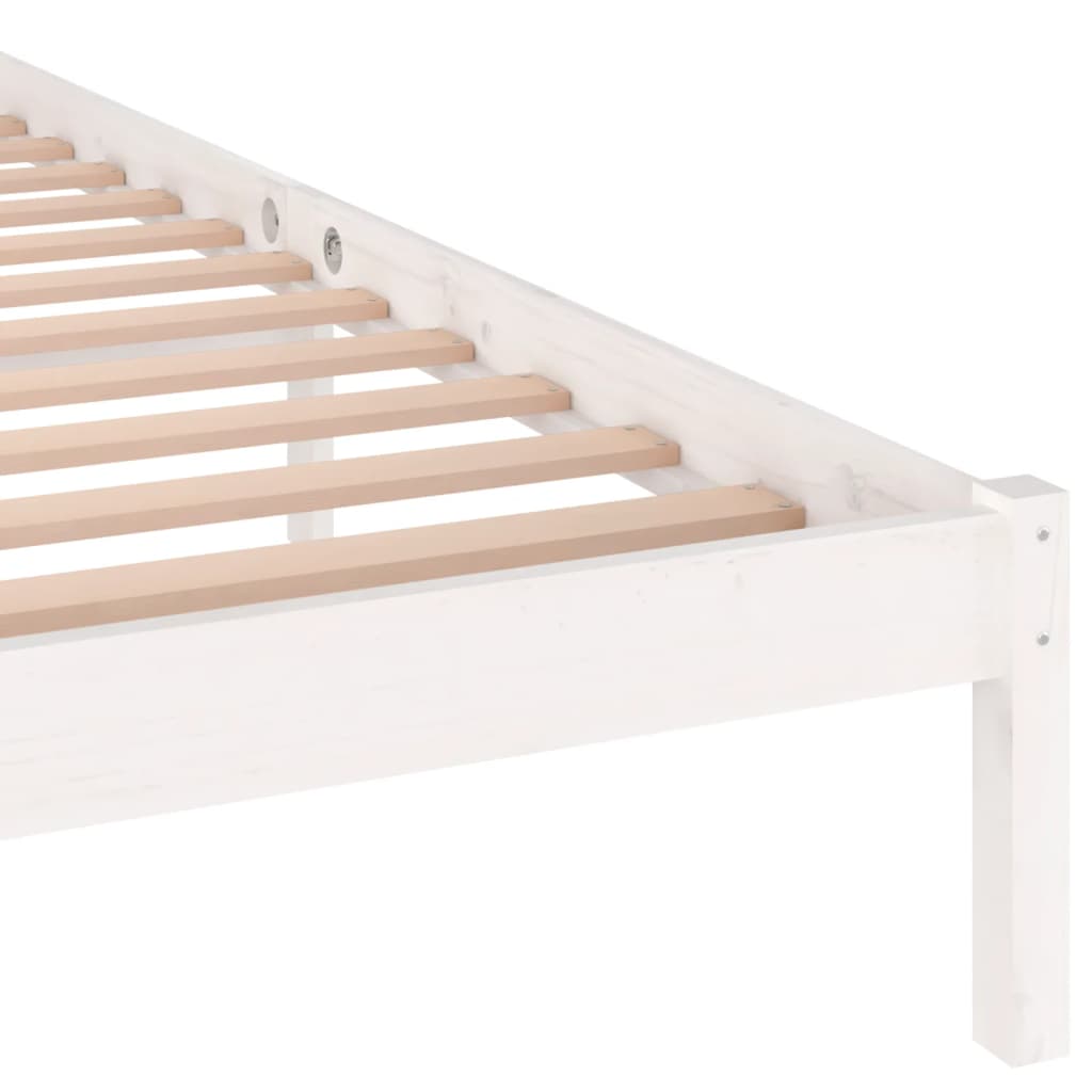 Day Bed Solid Wood Pine 140X200 Cm Double White