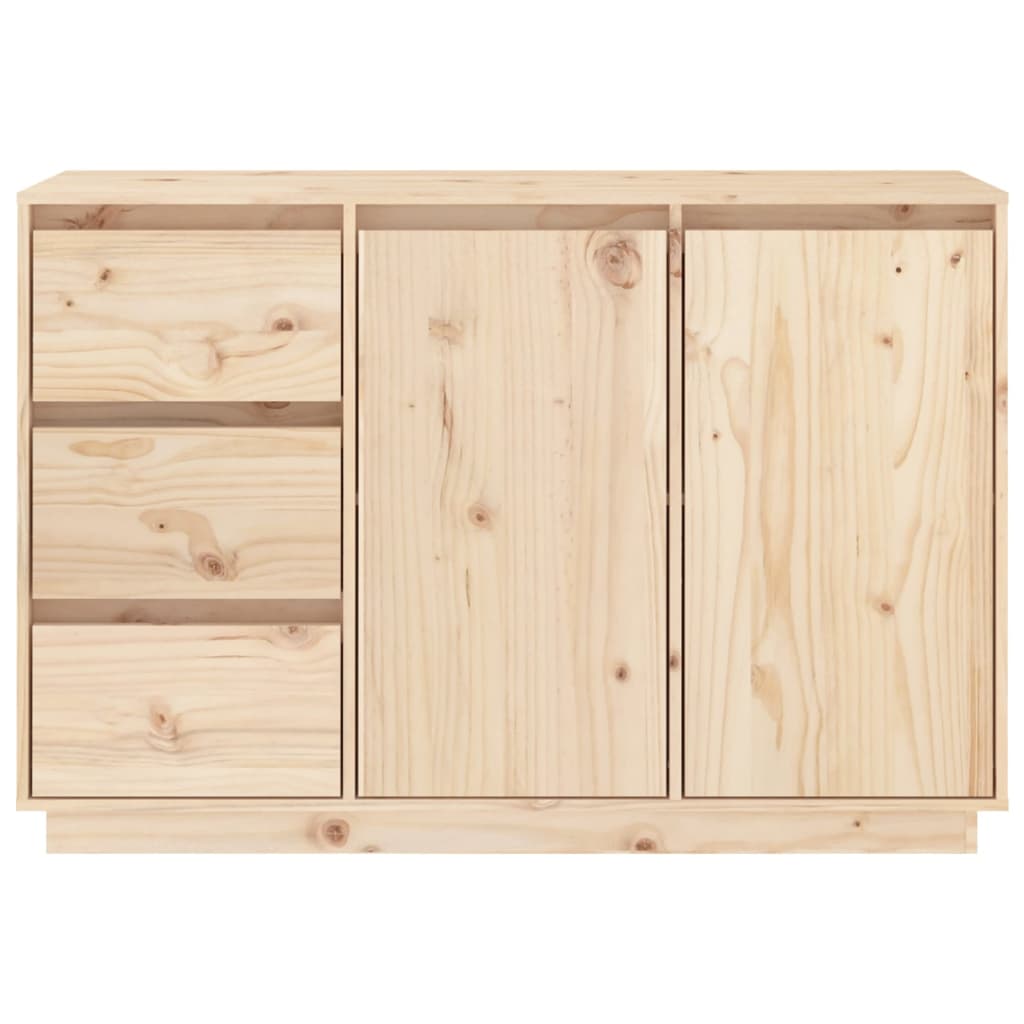 Sideboard 111X34X75 Cm Solid Wood Pine