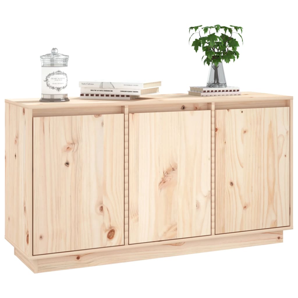 Sideboard 111X34X60 Cm Solid Wood Pine