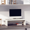 Monitor Stand White 50X27X15 Cm Solid Wood Pine