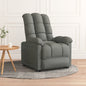 Recliner Chair Dark Grey Fabric