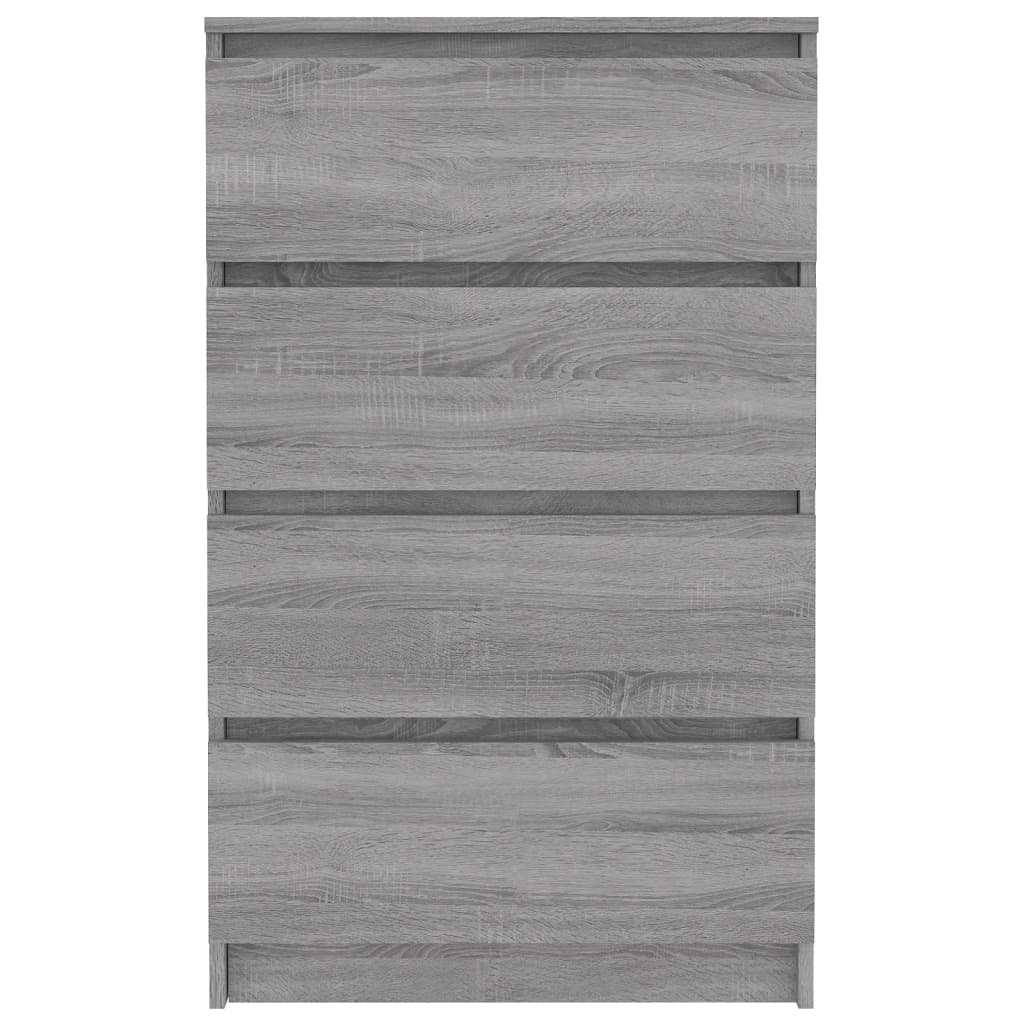 Sideboard Grey Sonoma 60X35X98.5 Cm Engineered Wood