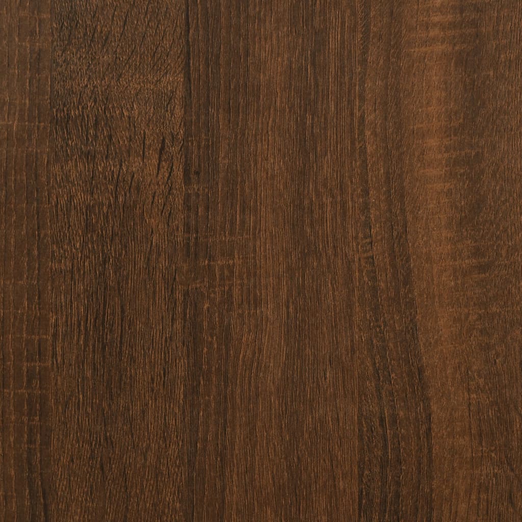 Sideboard Brown Oak 60X35X98.5 Cm Engineered Wood