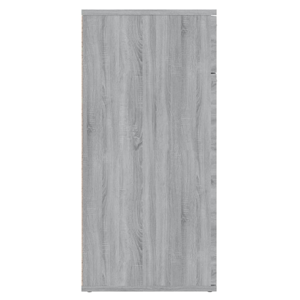 Sideboard Grey Sonoma 80X36X75 Cm Engineered Wood