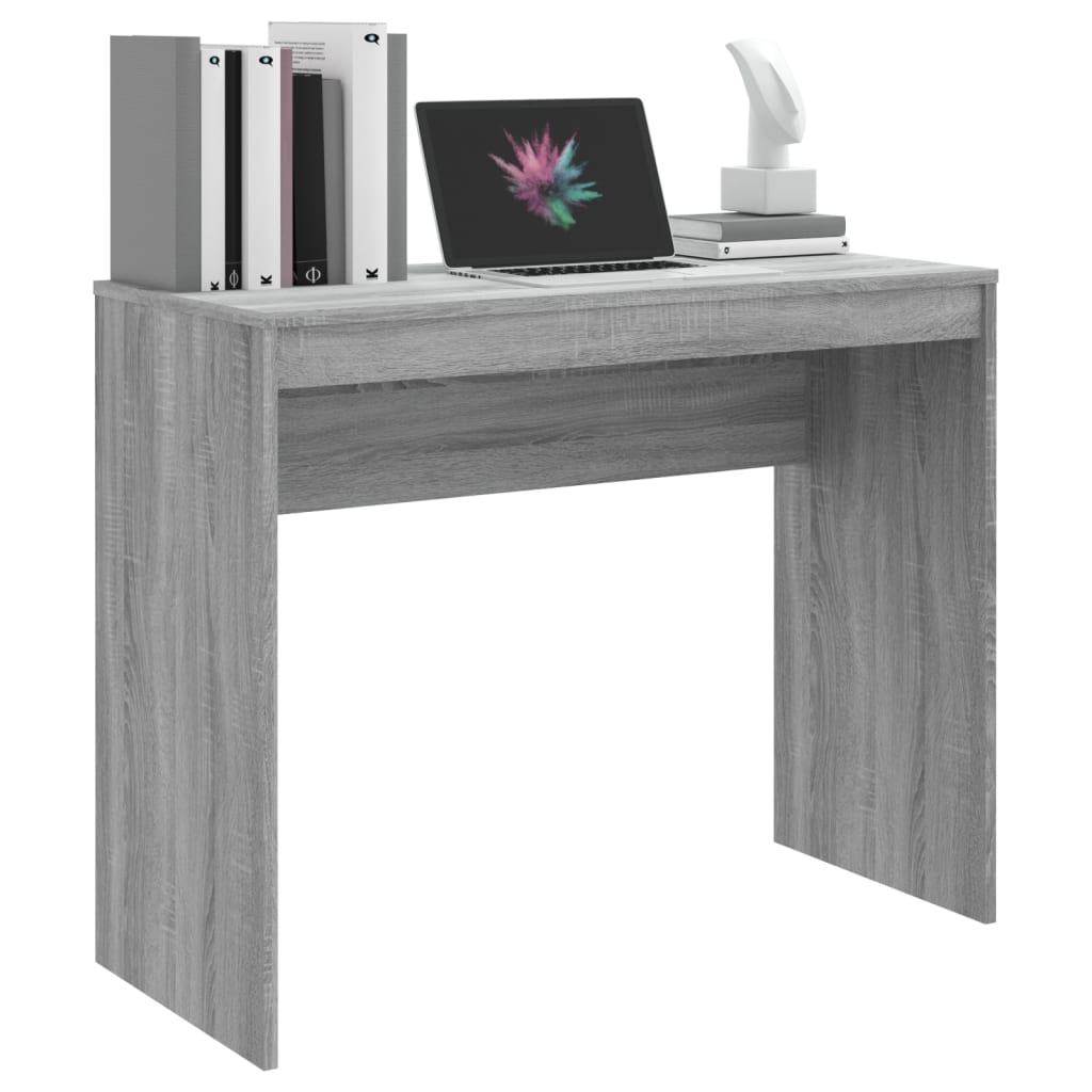 Desk Grey Sonoma 90X40X72 Cm Engineered Wood