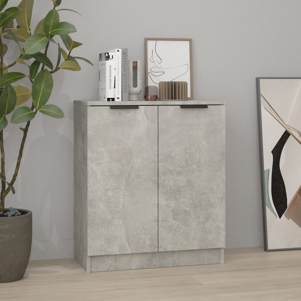 Sideboard Concrete Grey 60X30X70 Cm Engineered Wood