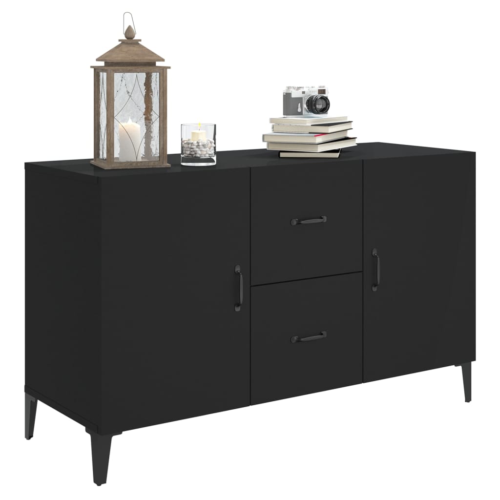 Sideboard Black 100X36X60 Cm Engineered Wood