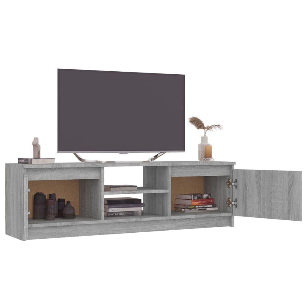 Tv Cabinet Grey Sonoma 120X30X35.5 Cm Engineered Wood