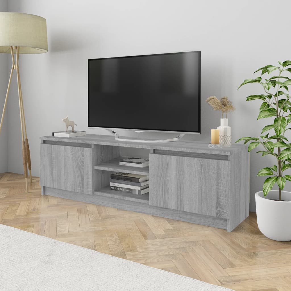 Tv Cabinet Grey Sonoma 120X30X35.5 Cm Engineered Wood